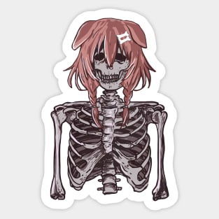 Skeleton Doog Sticker